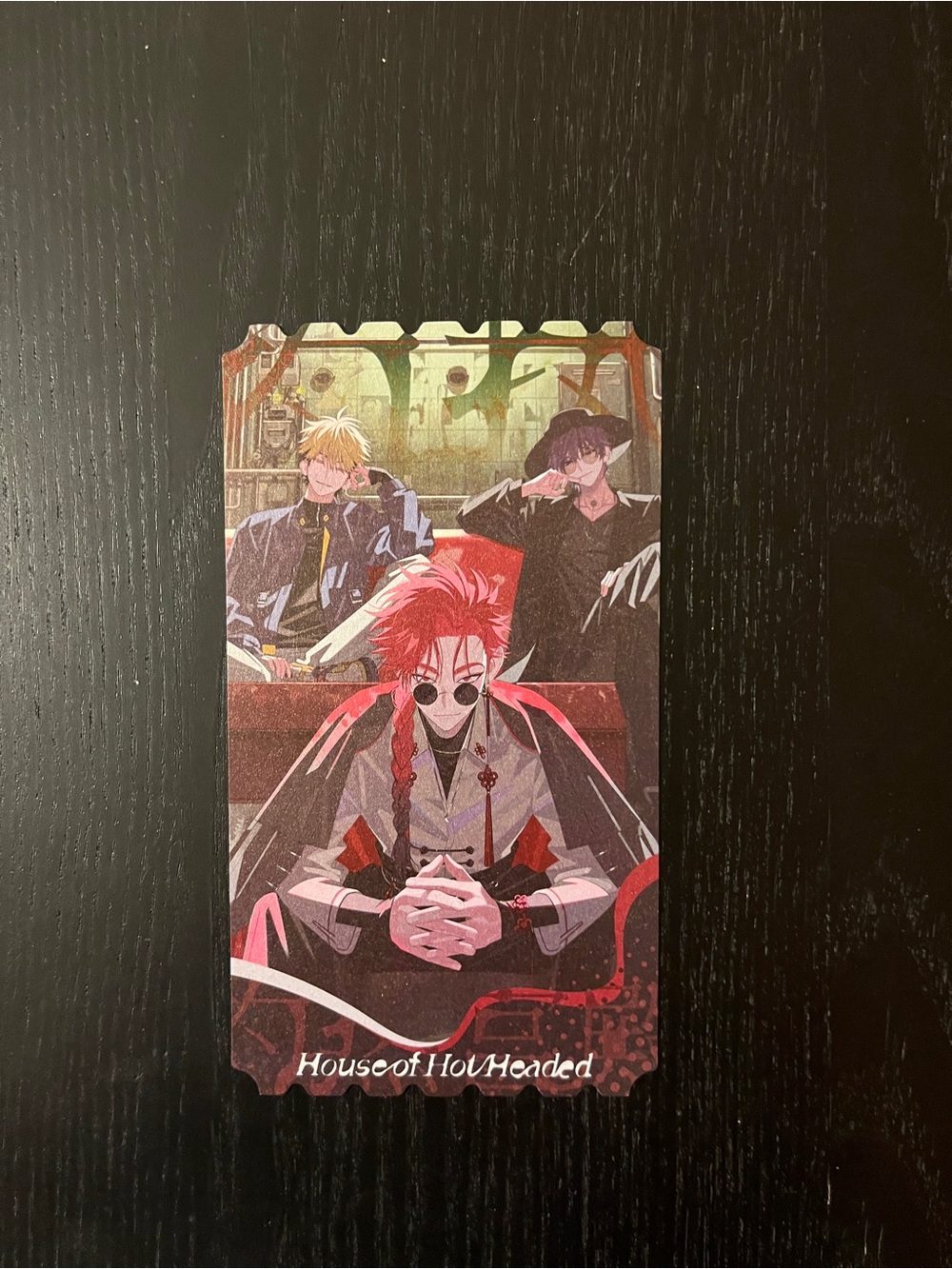 INPLICK Link Click House of HotHeaded Anime Ticket Card Bookmark